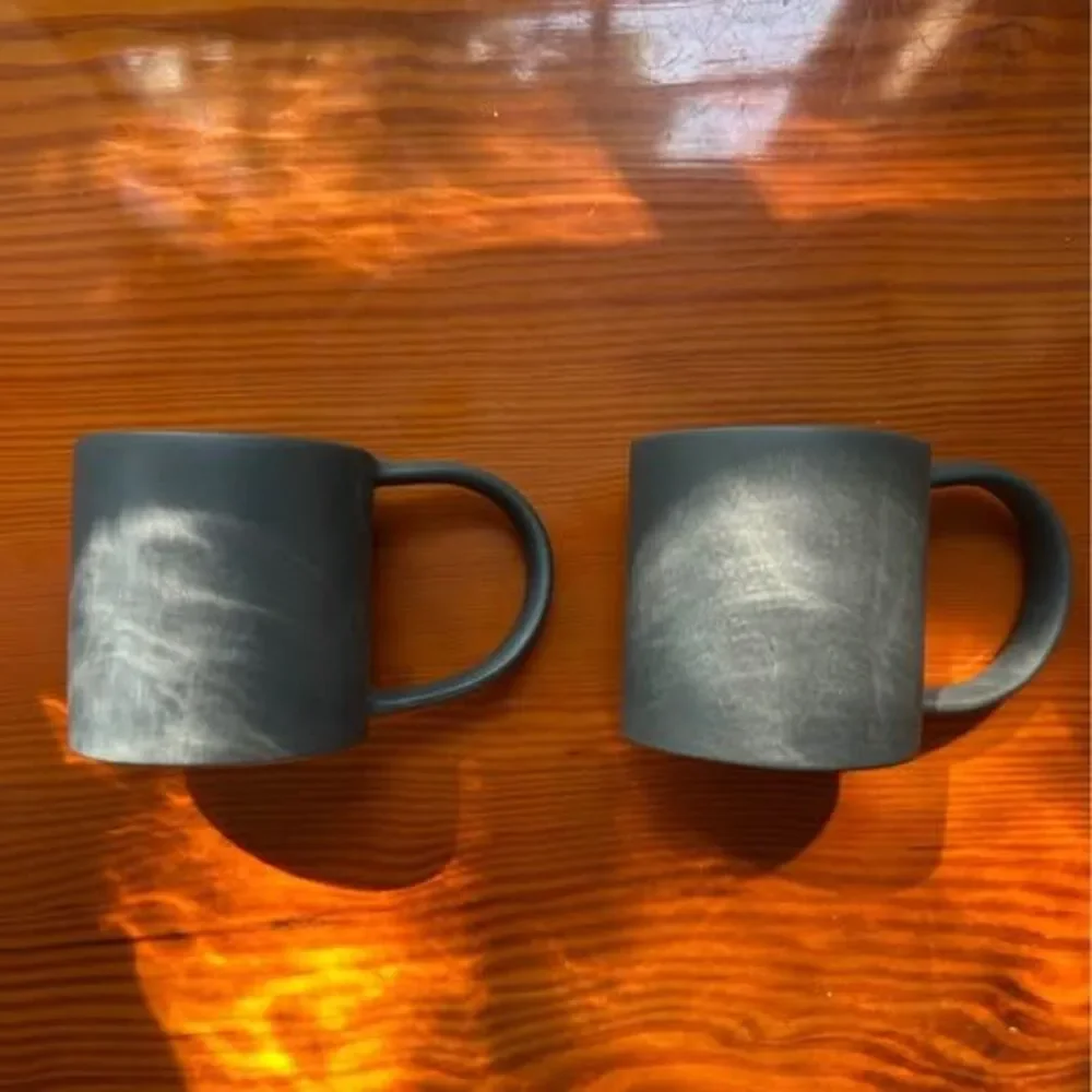 TWO Espresso cups by ￼UK-based studio potter Matthew Warner